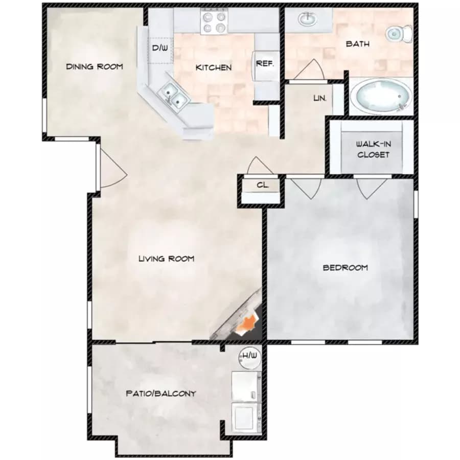 Unit 1008 1008 floor plan