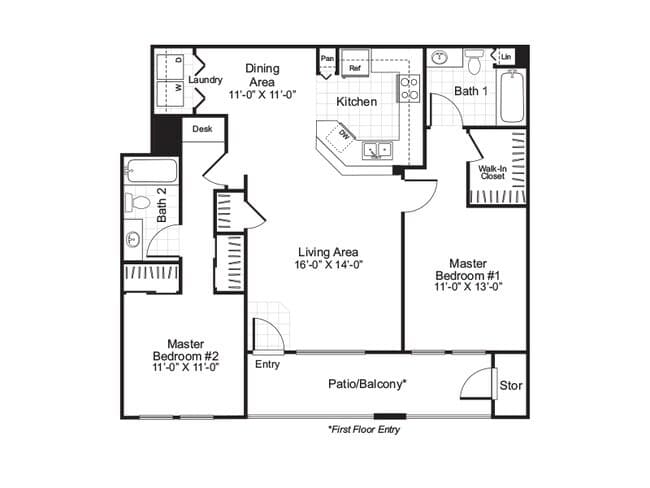 Barcelona 123 floor plan