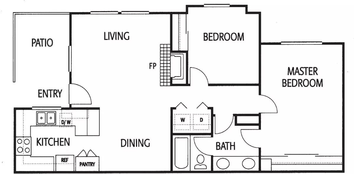 Unit 1405 1405 floor plan