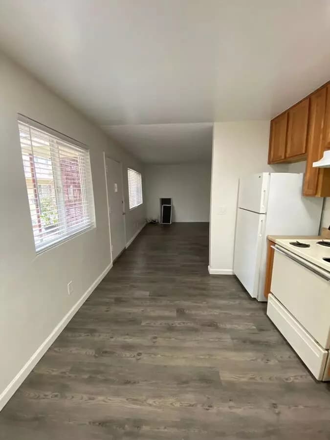 2 Beds, 1 Bath Model floor plan