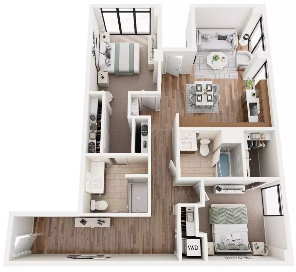 Unit 1306 1306 floor plan