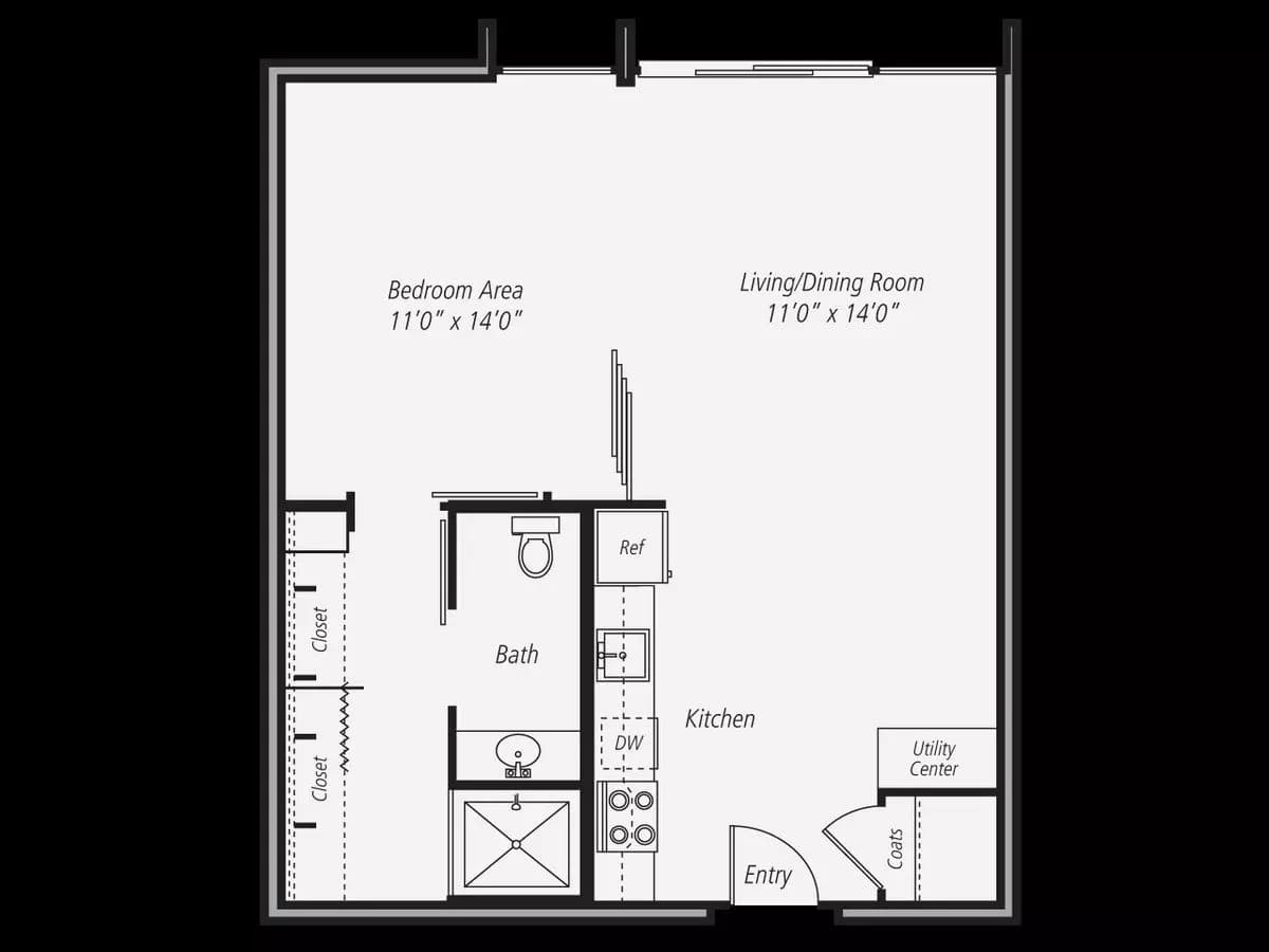 A1 (Premium) 1103 floor plan