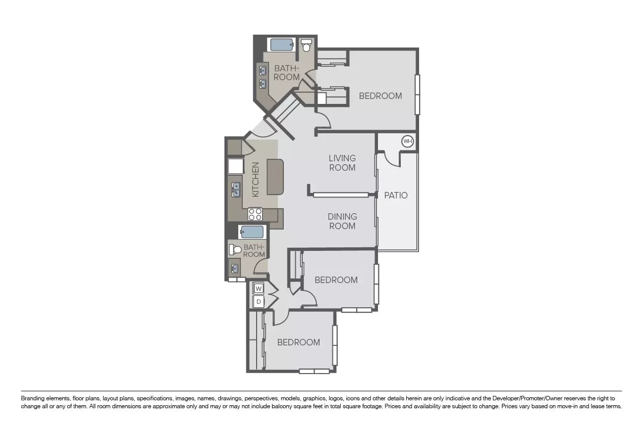 Unit D109 D109 floor plan