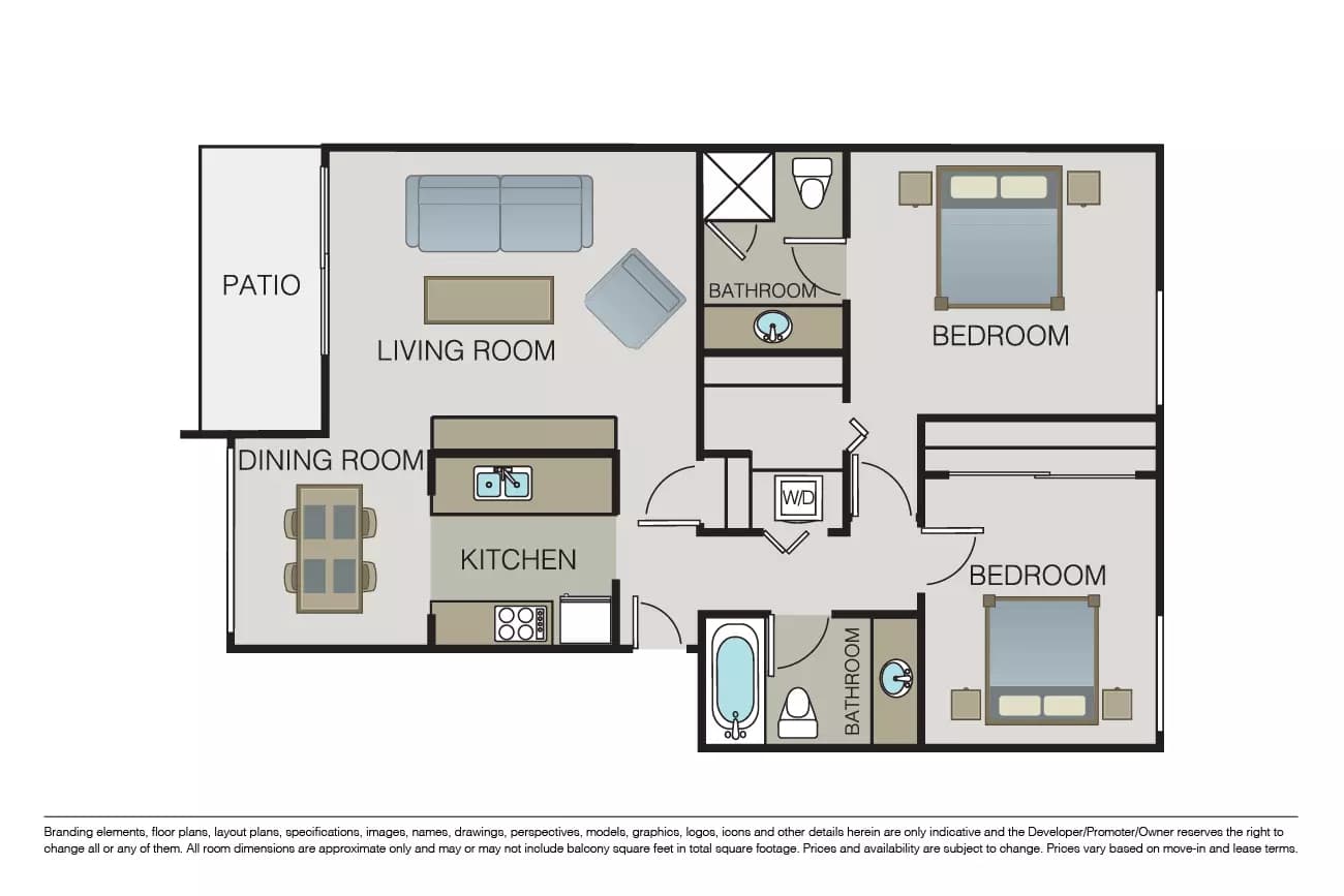Plan 2A 14202 floor plan
