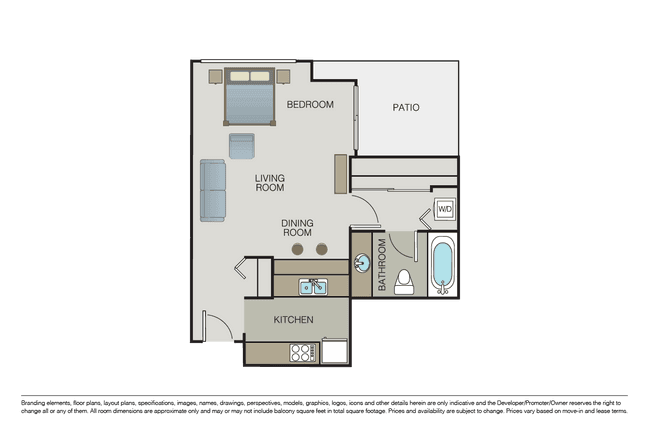 Studio • 1 Bath
3D Tour 02210 floor plan