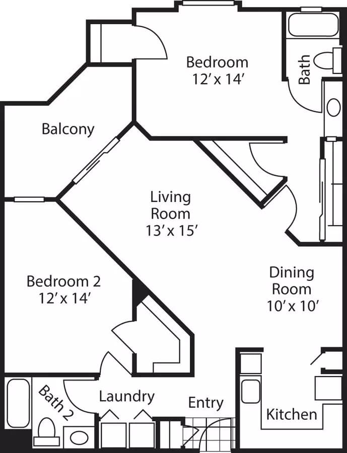 Unit 6303 6303 floor plan