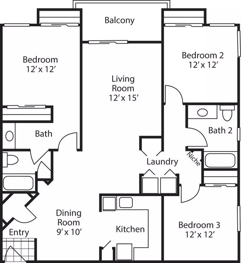 Unit 4208 4208 floor plan
