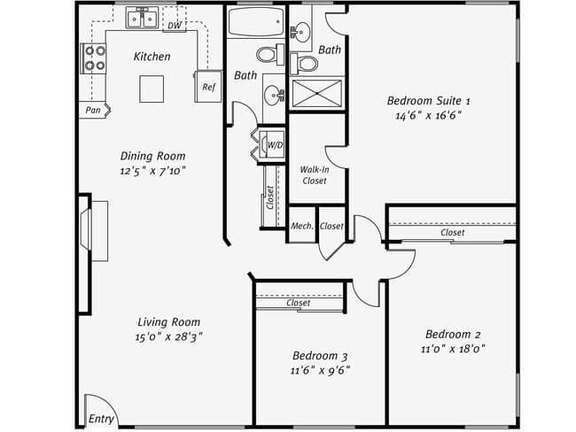 C1 040-8026 floor plan