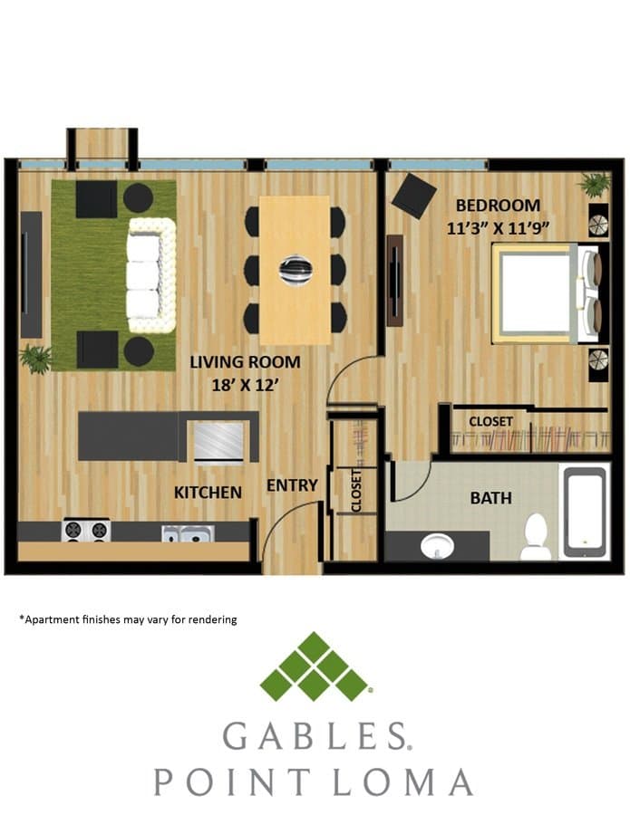Unit 01-3H 01-3H floor plan