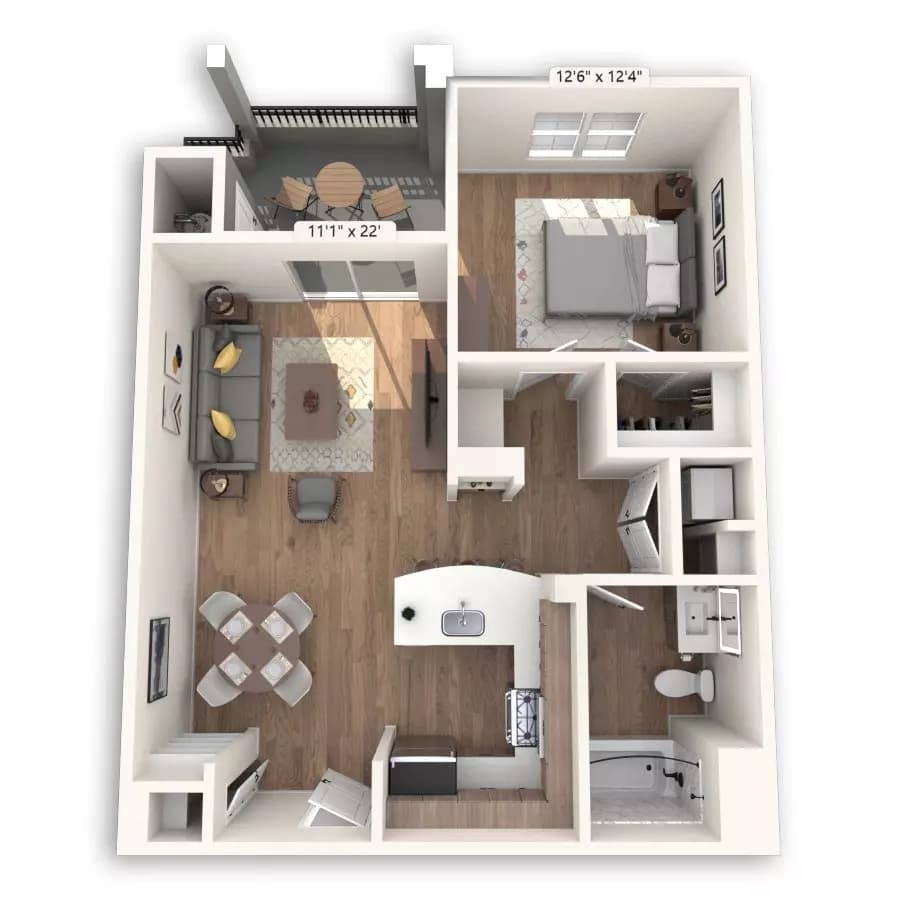 Unit 319 319 floor plan