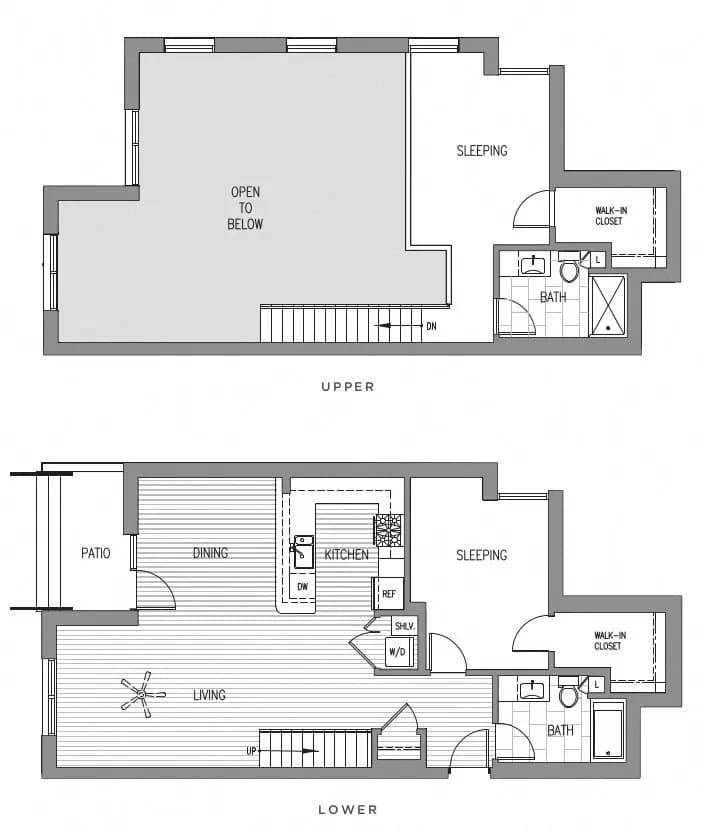Plan H (A1AD) 201 floor plan
