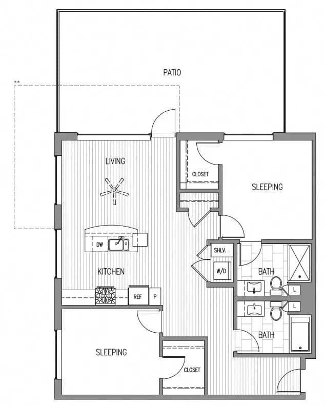 B2E-PH 2304 floor plan