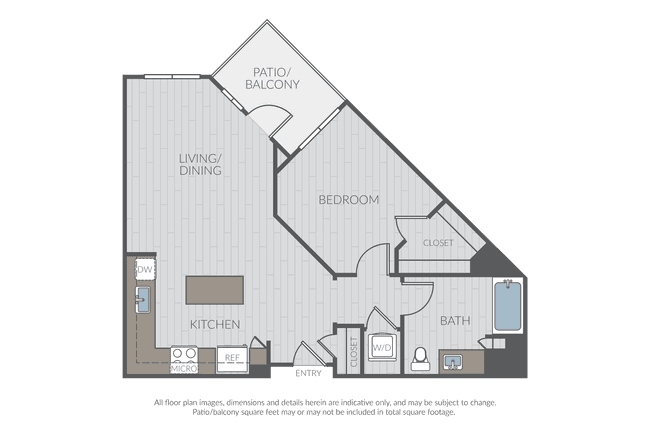 1 Bed • 1 Bath
3D Tour 124 floor plan