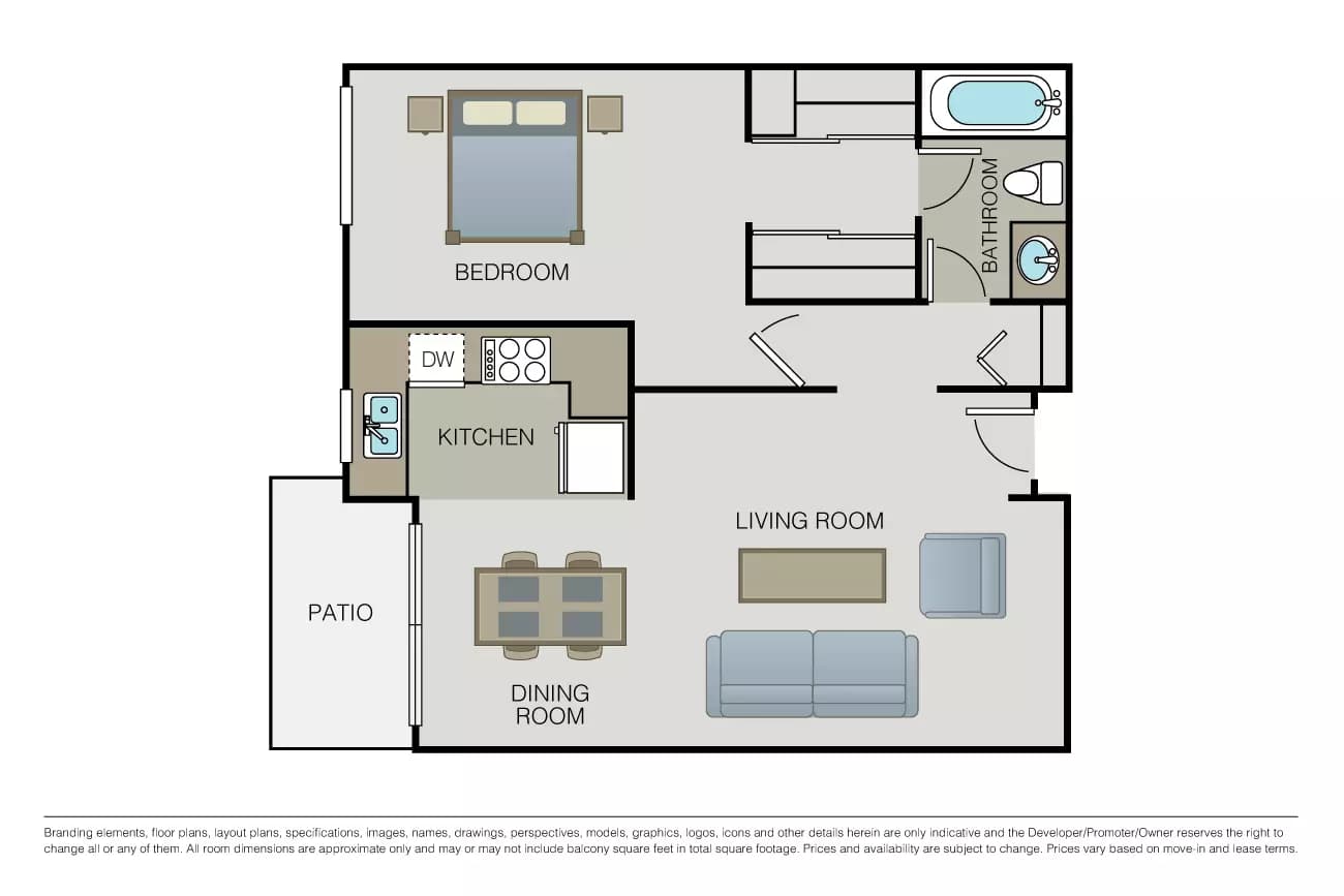 Unit F114 F114 floor plan