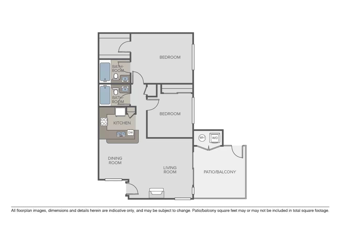 Unit 11057A 11057A floor plan