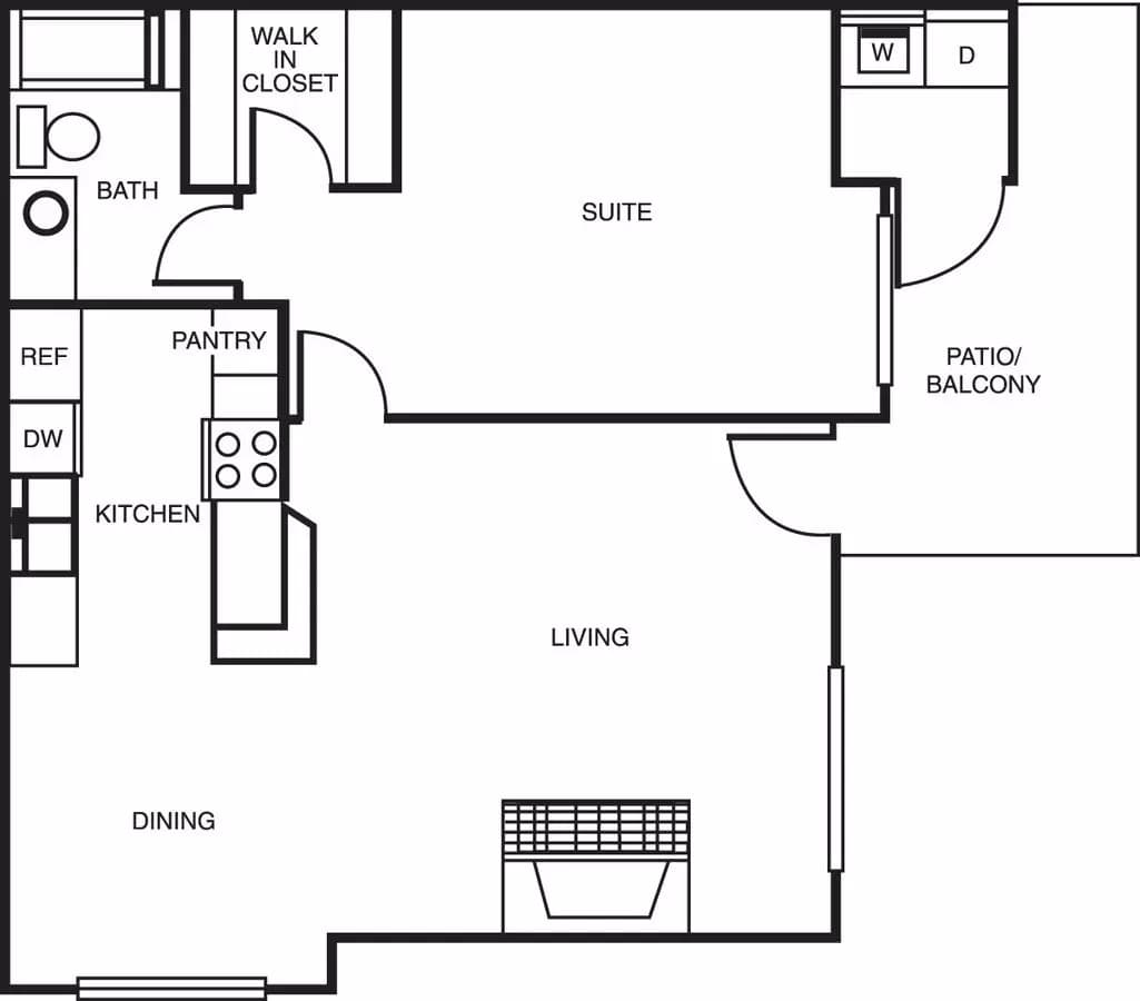 Unit 1211 1211 floor plan