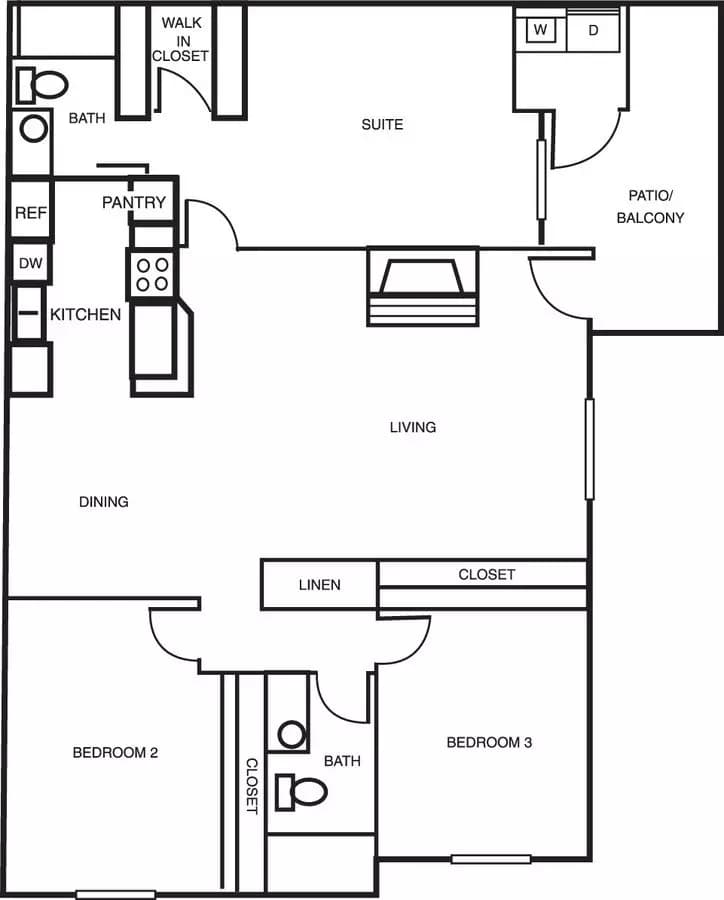 Unit 5225 5225 floor plan