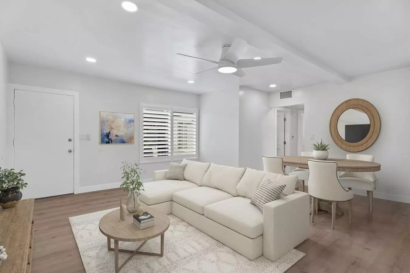2 Beds, 2 Baths Model floor plan