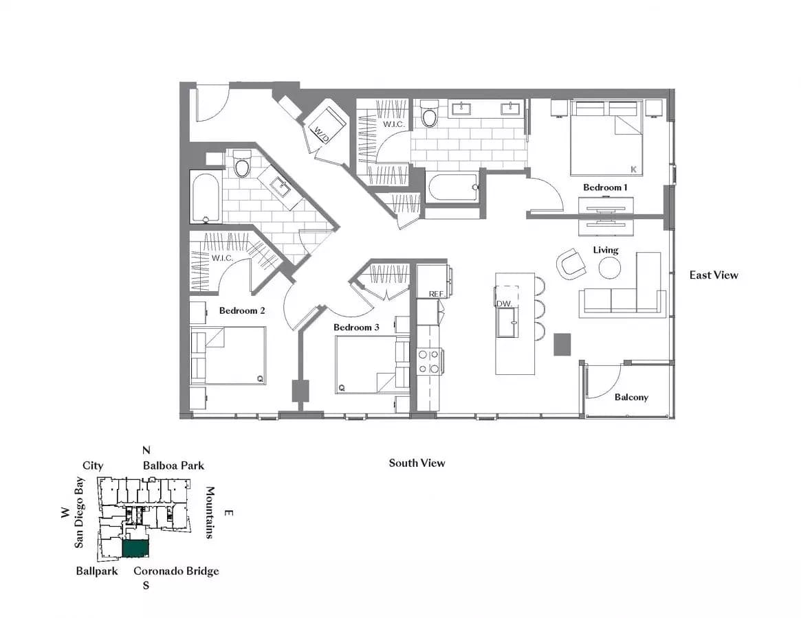 Unit 1816 1816 floor plan