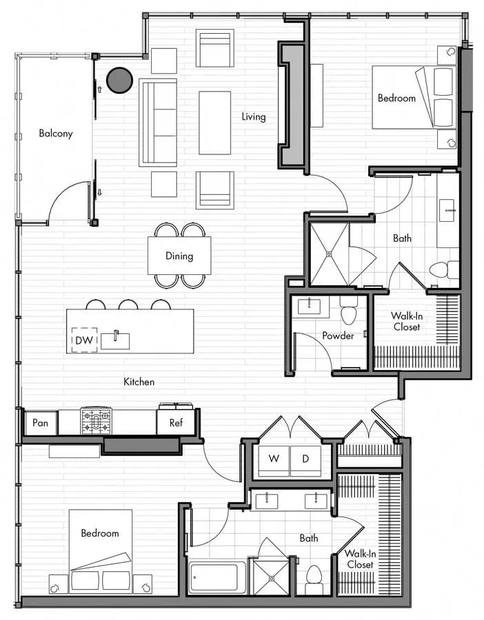 Unit 1801 1801 floor plan