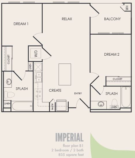 Unit - - floor plan