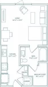 Unit 105 105 floor plan