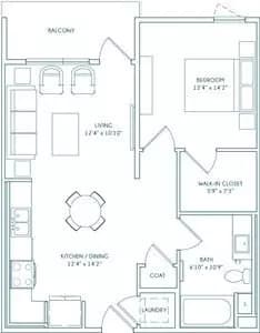 Unit 717 717 floor plan