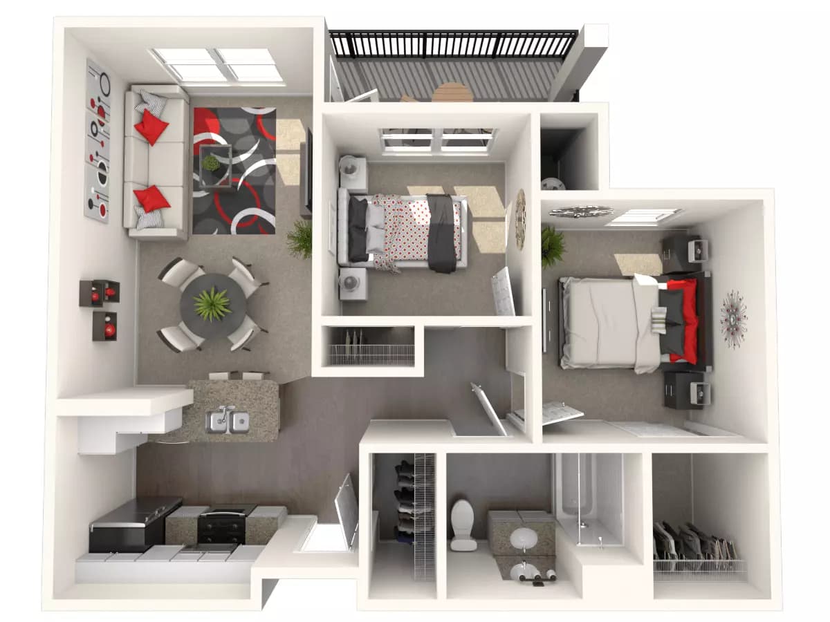 McIntosh A107 floor plan