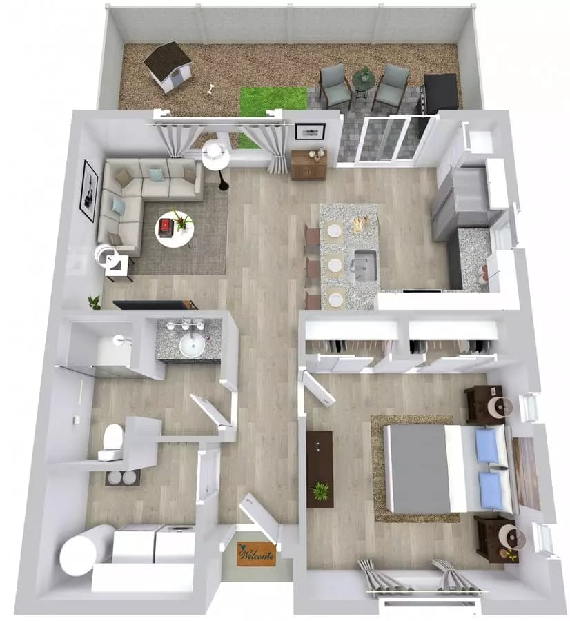 The Alcove 1130 floor plan