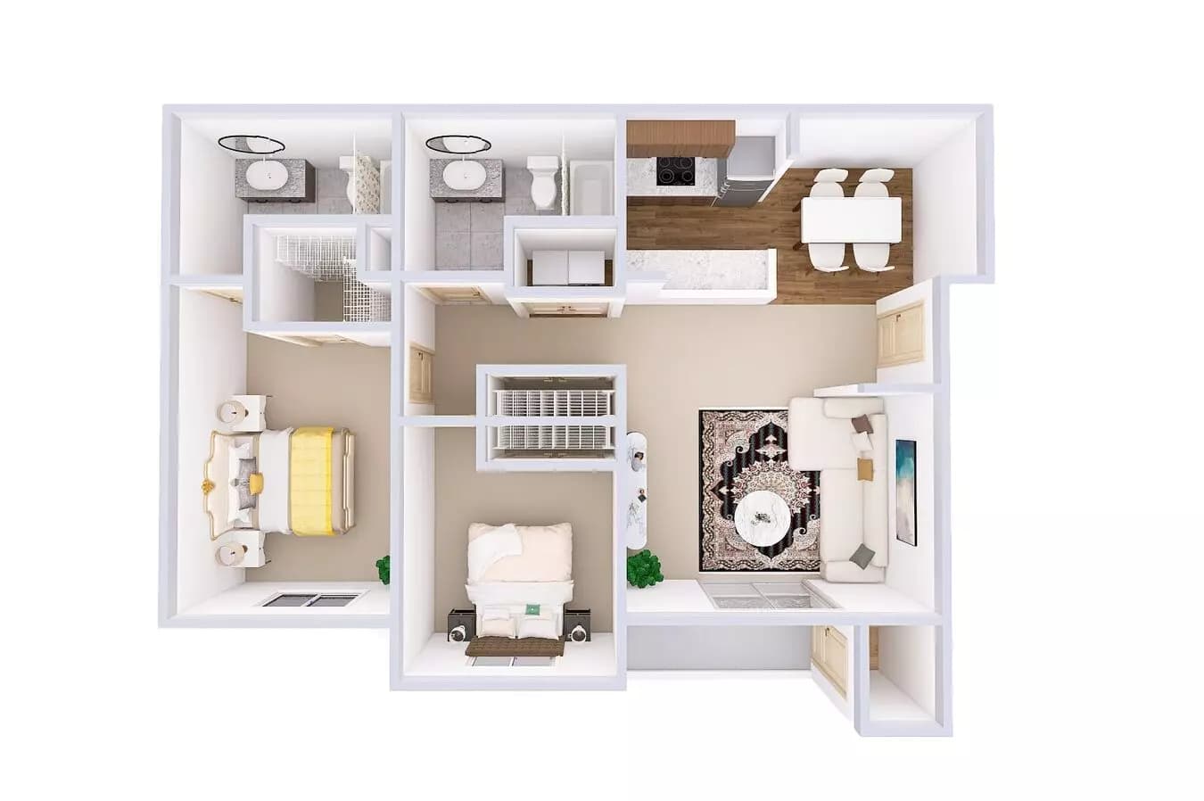 Unit D104 D104 floor plan