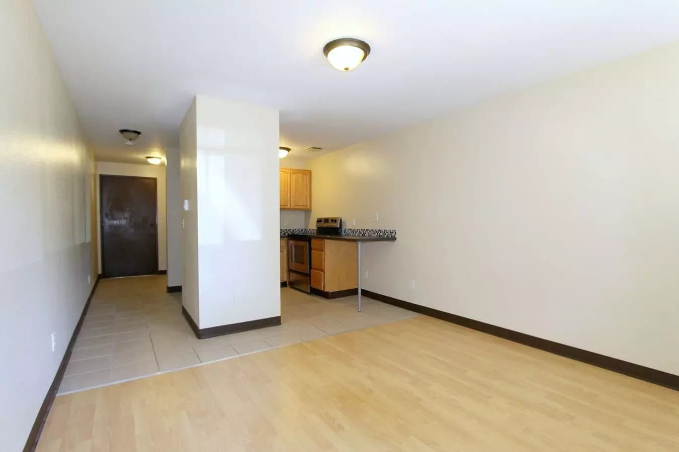 0BR/1BA floor plan