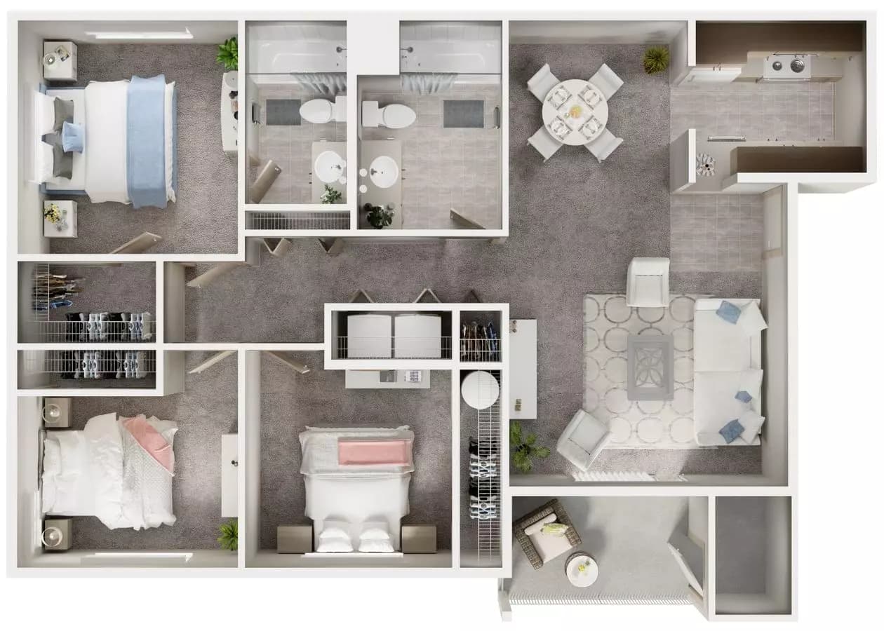 Unit A110 A110 floor plan