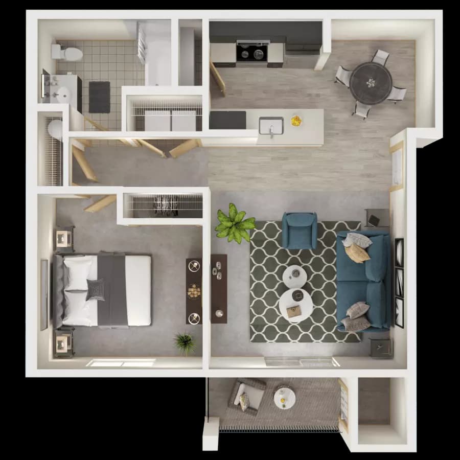Unit E403 E403 floor plan