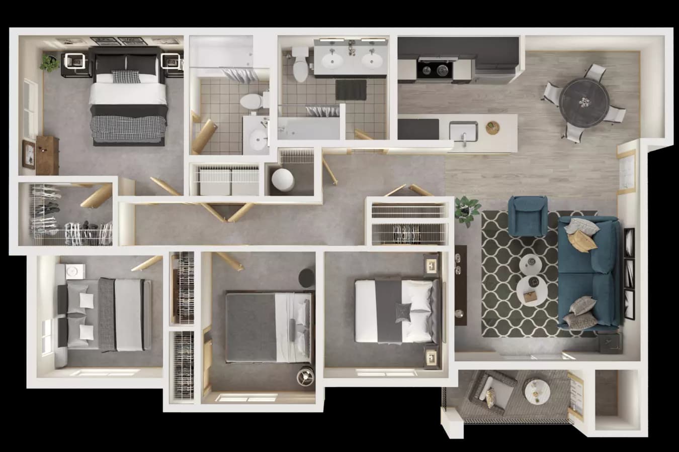 Unit F402 F402 floor plan