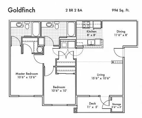 Unit L106 L106 floor plan