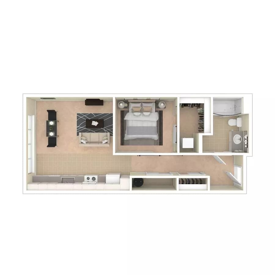 Unit C404 C404 floor plan