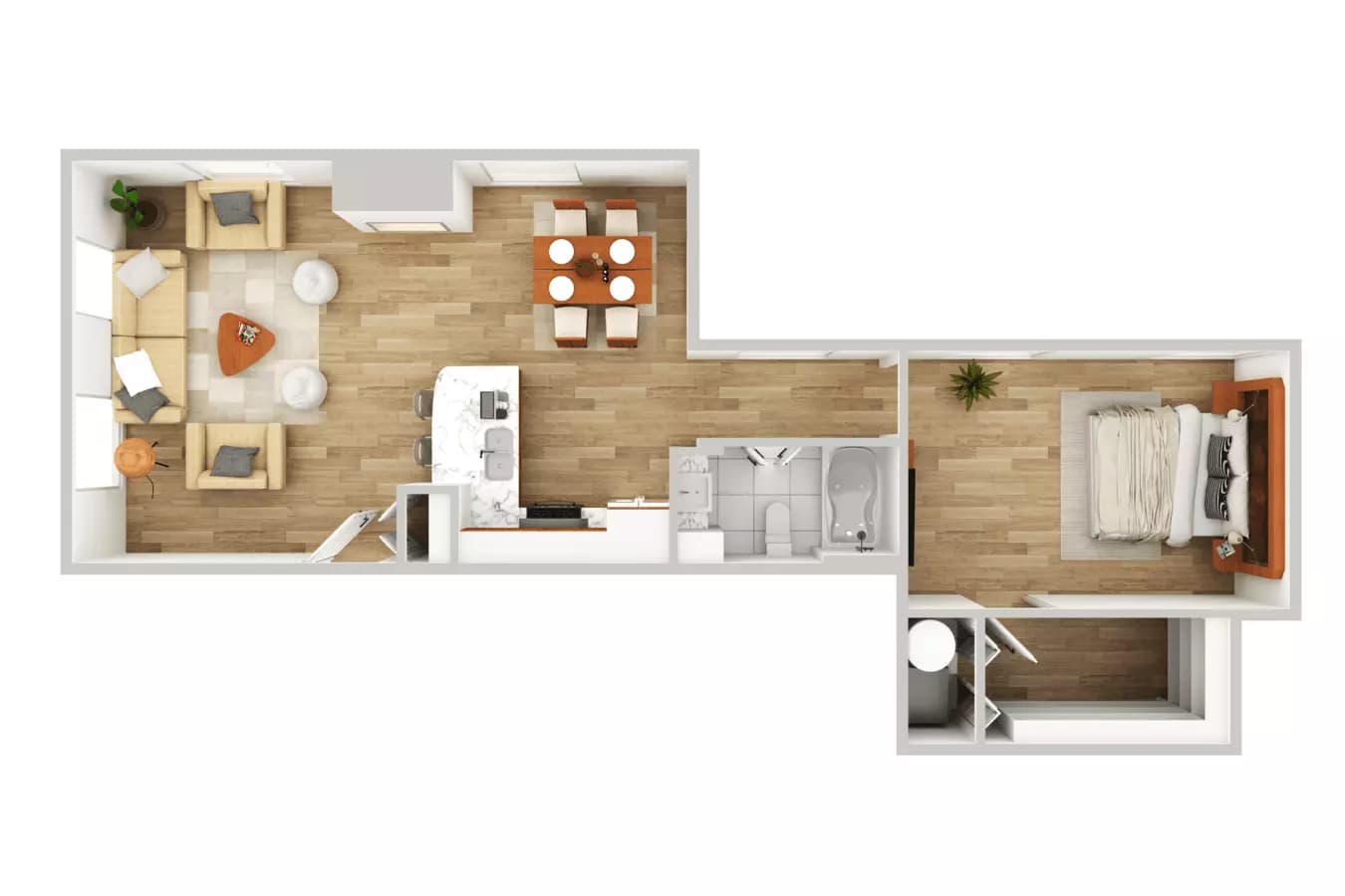 Unit 6A 6A floor plan