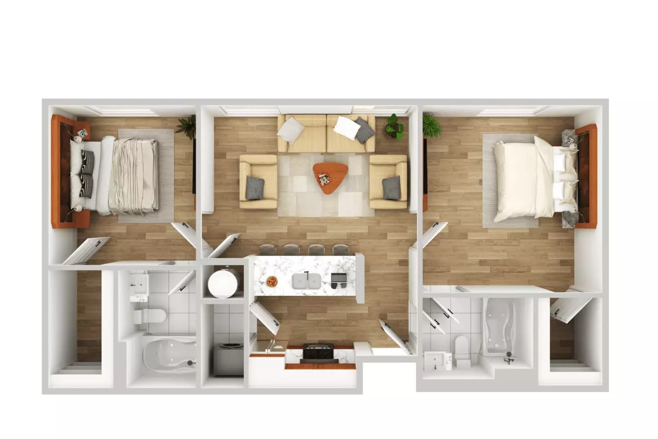 Unit 10C 10C floor plan