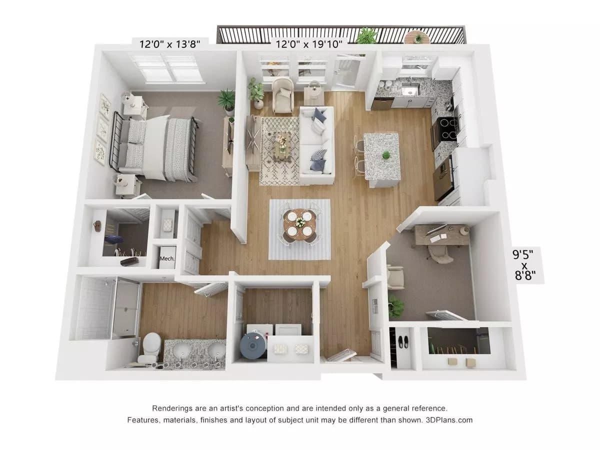 Unit 7105 7105 floor plan