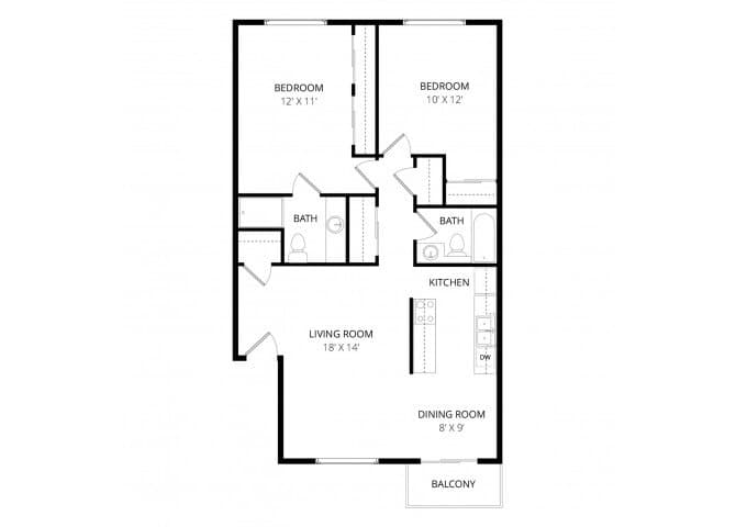 Unit G119 G119 floor plan