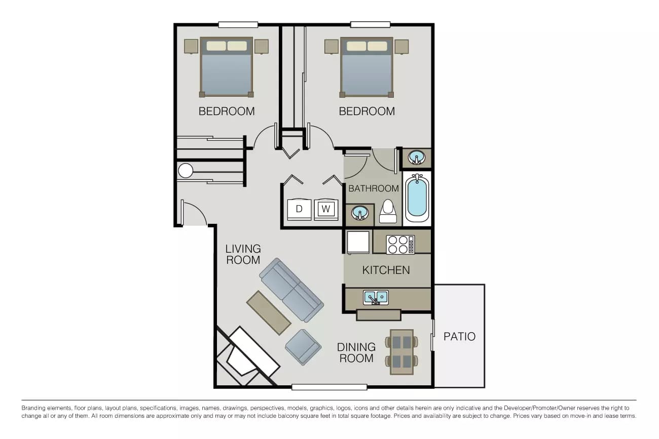 Unit 1N-127 1N-127 floor plan