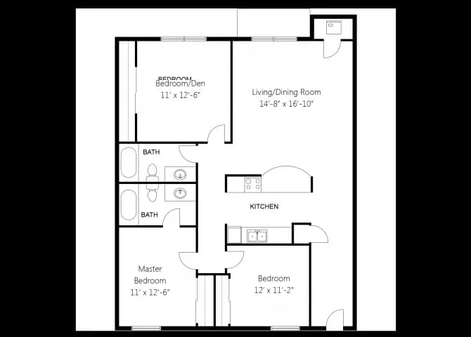 Unit 4604 4604 floor plan
