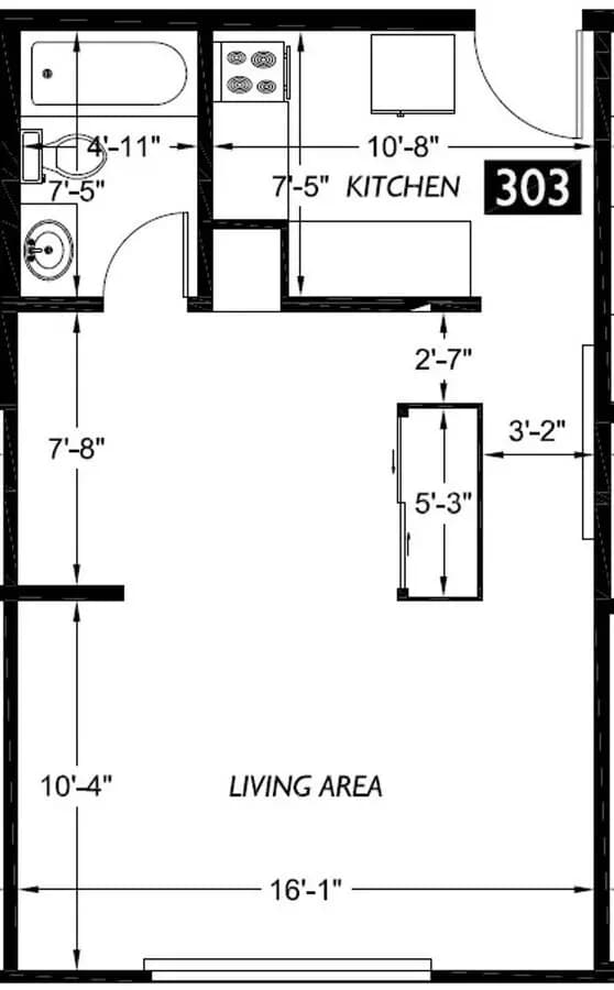 Unit 404 404 floor plan