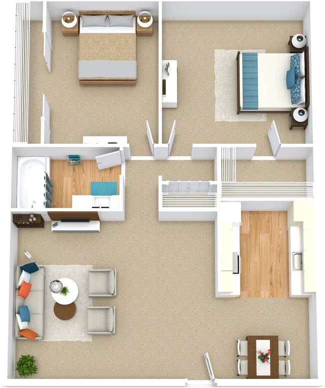 B1 - Phase l 307 floor plan