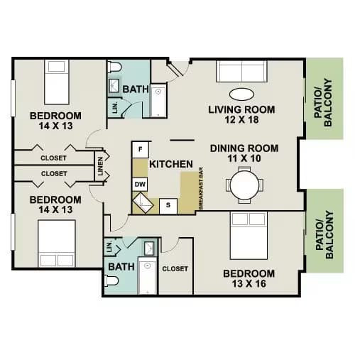 D1 - Phase ll 01-114 floor plan