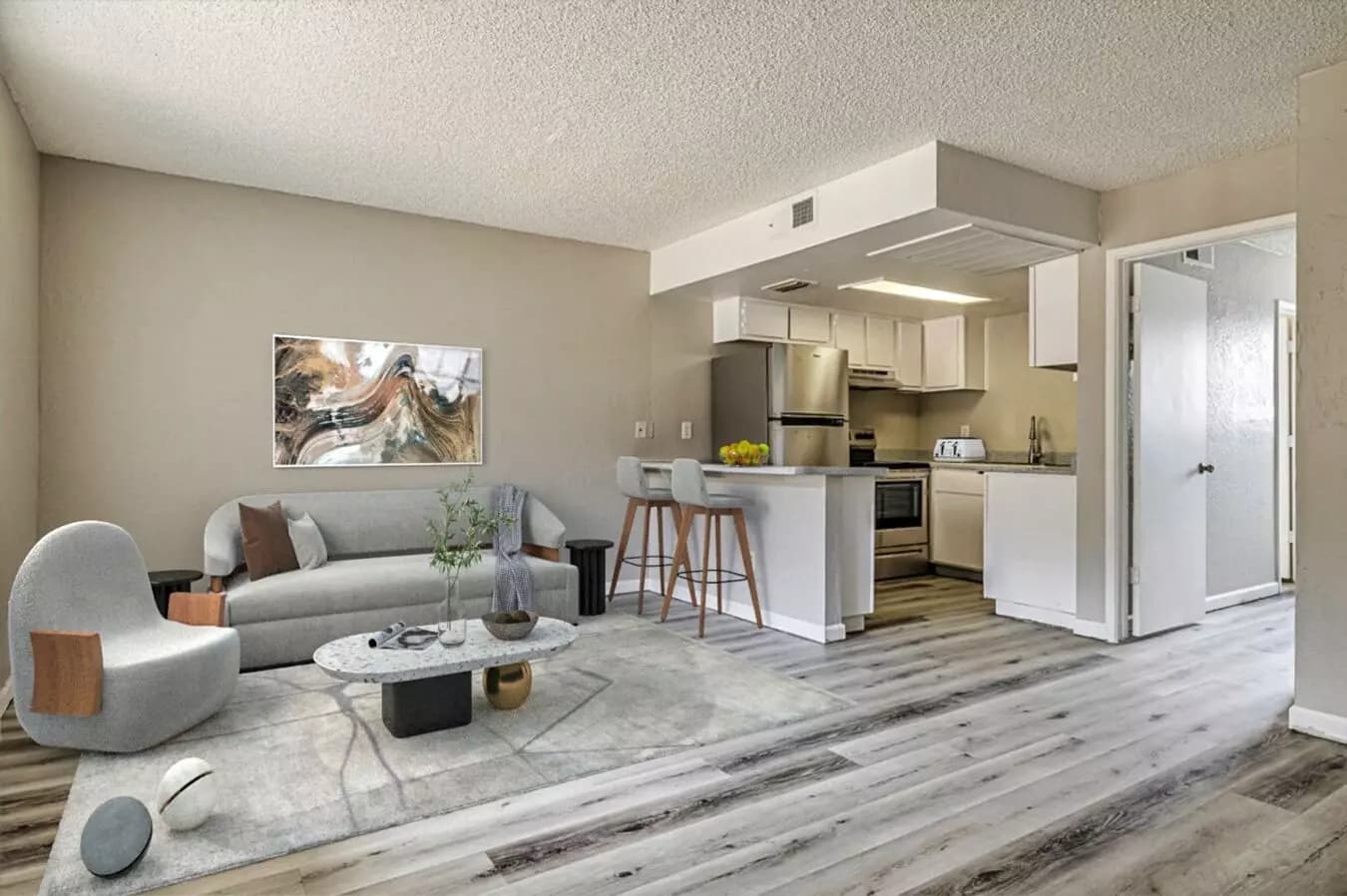 1BR/1BA 207 floor plan