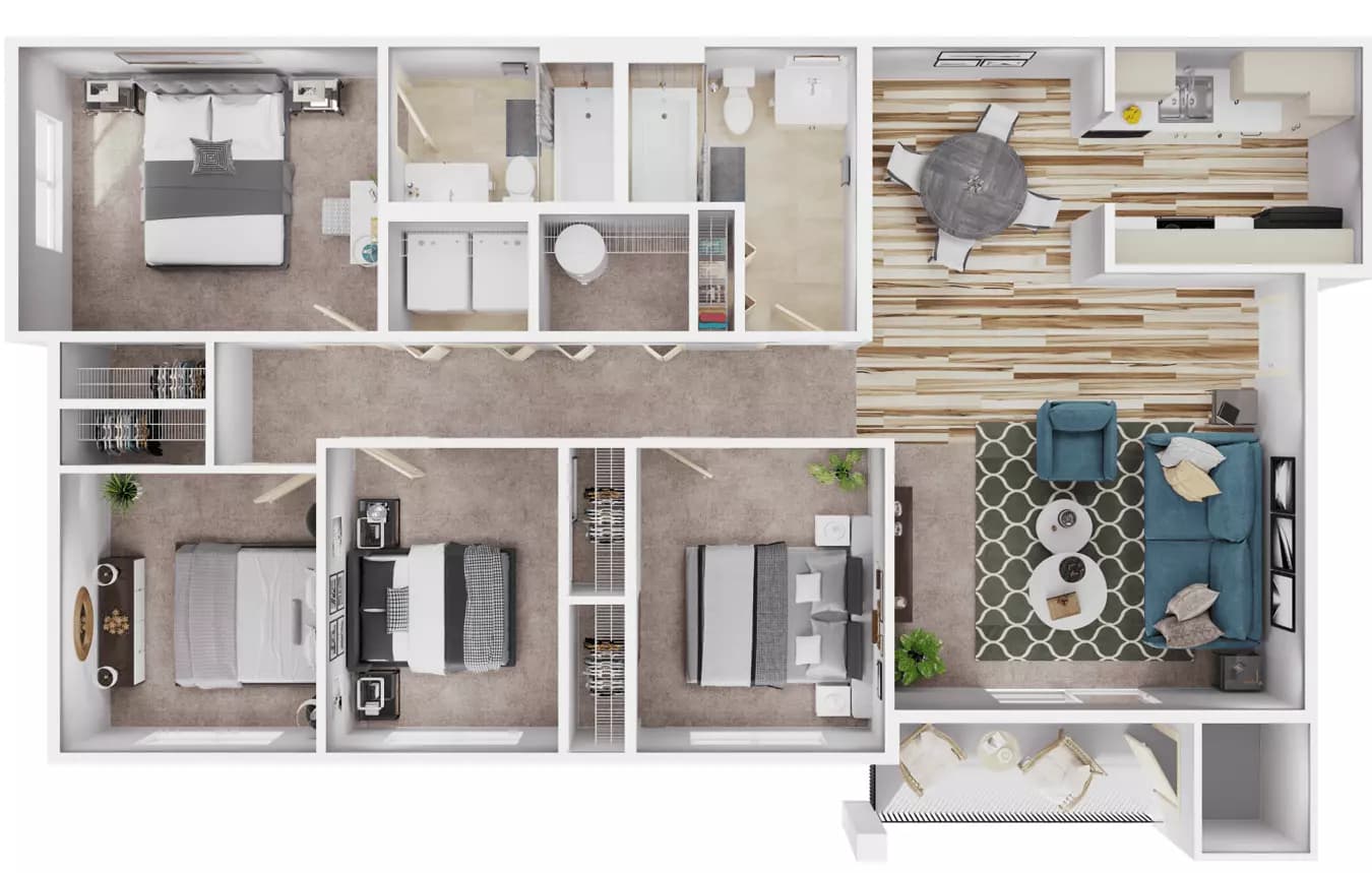Unit B303 B303 floor plan
