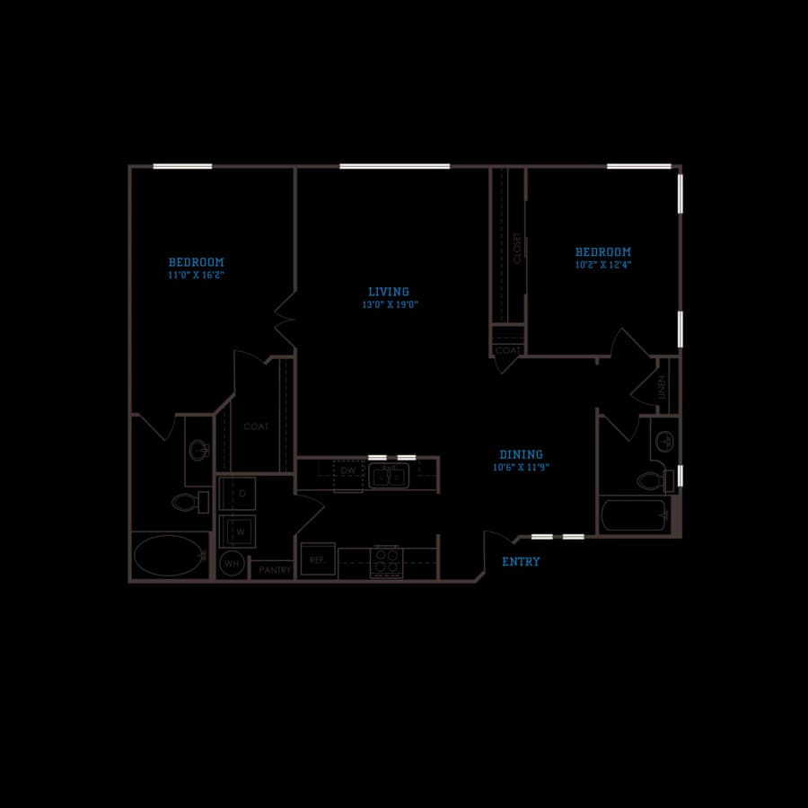 Unit 1180 1180 floor plan