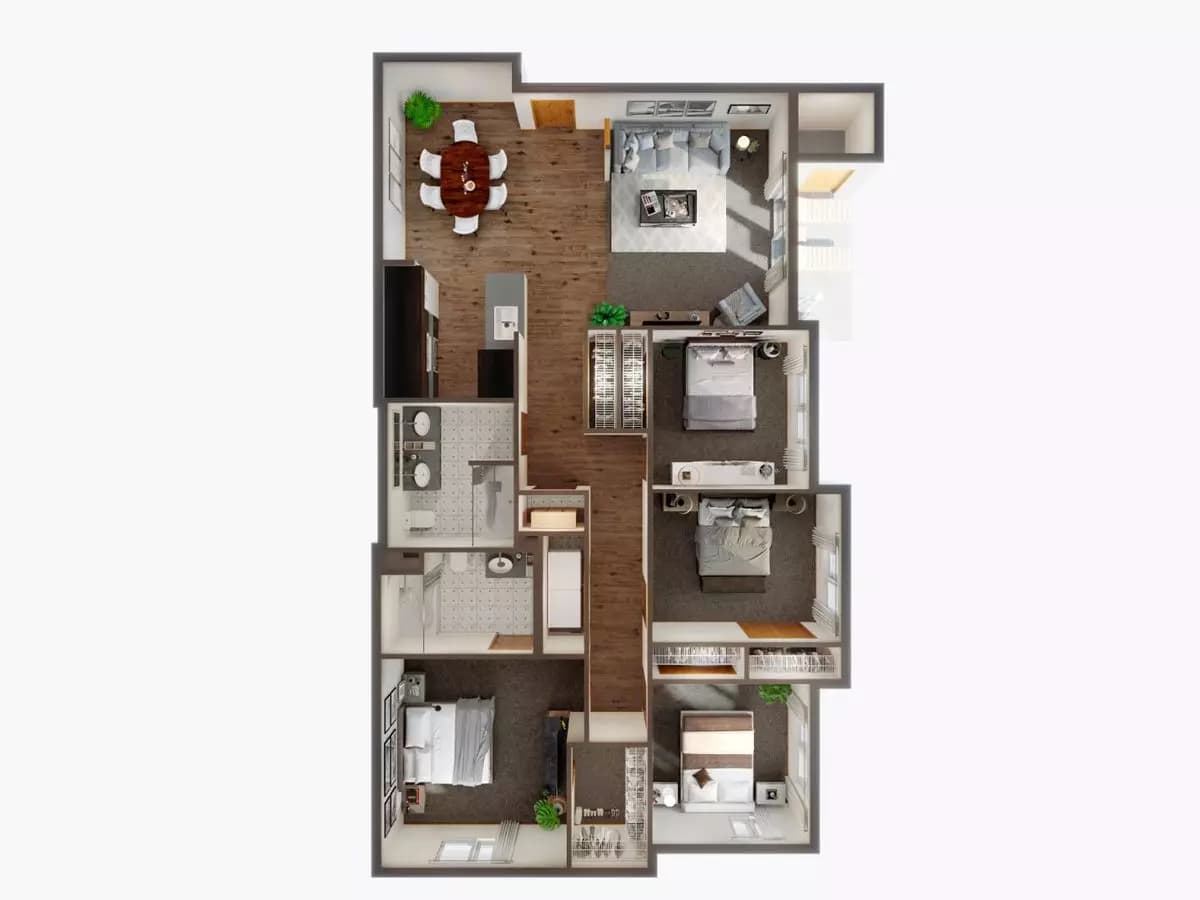Unit K101 K101 floor plan