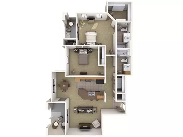 B3 Premier 3058 floor plan